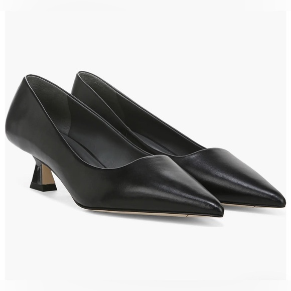 Franco Sarto black Diva Kitten Heel Pointed Toe Pump size 6 in box - Picture 1 of 10
